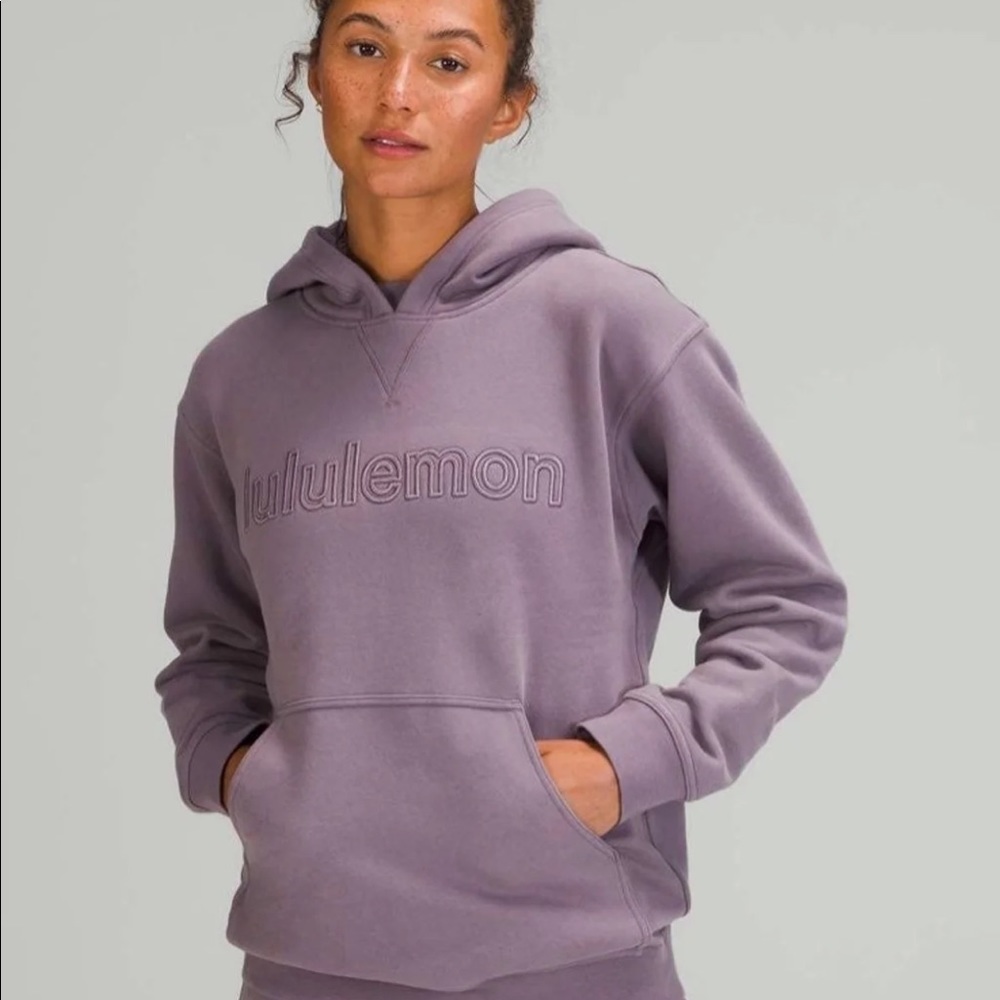 ***ISO*** Lululemon All Yours Hoodie Graphic Dusky Lavender